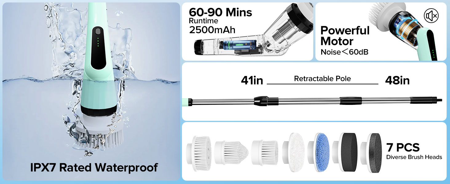 electric shower scrubber for cleaning power scrubbers for cleaning electric brush for cleaning