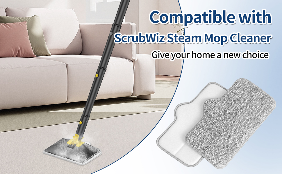 ScrubWiz steam mop pads