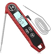 DOQAUS Meat Thermometer Digital with Dual Probe, Instant Read Food Thermometer for Cooking with B...