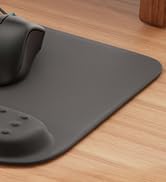 MROCO Ergonomic Mouse Pad with Memory Foam Wrist Rest, Comfortable Computer Mousepad for Laptop, ...
