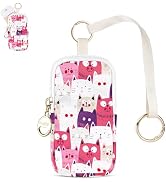 Playexen Hand Sanitizer Spray Case Compatible with T0uch-land, Hand Sanitizer Holder Bag with Rin...