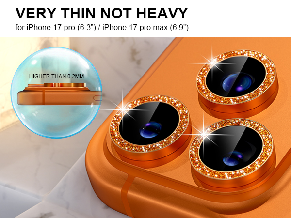 iPhone 17 pro lens protector
