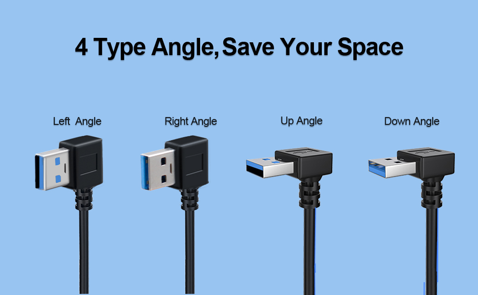 right angle usb cable