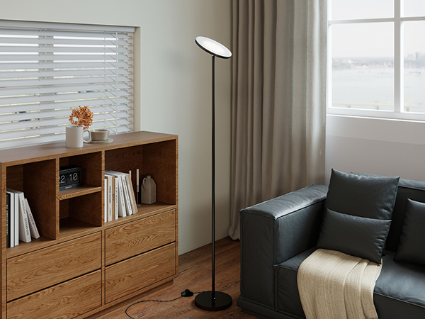 floor lamp in living room