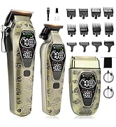 Beatslm Hair Clippers for Men Professional, T-Blade Hair Trimmer for Men, Electric Shaver Razor, ...