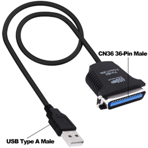 USB to Parallel Printer Cable