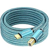GOSYSONG USB C Printer Cable 20ft, High Speed USB C to USB B Printer Cord Compatible with Pinter,...