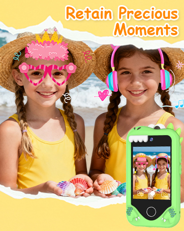 kids phone for dual cameras