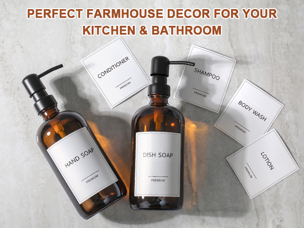soap and lotion dispenser set