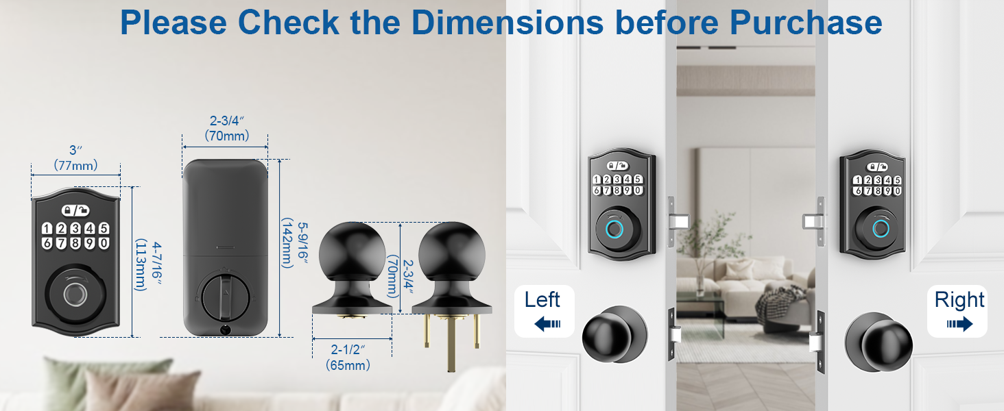 fingerprint door lock