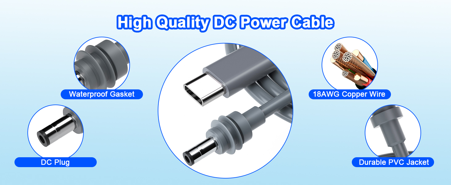 dc to usb-c cable for starlink mini