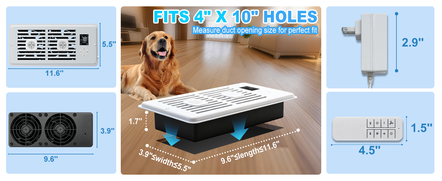 air vent booster fan
