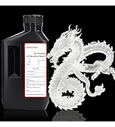 RepRapper High Transparency 3D Printer Resin, Non-Yellowing High Resolution 3D Printing Resin, 40...