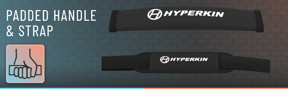 Padded handle and strap for Nintendo Switch 2 with a comfortable grip design.