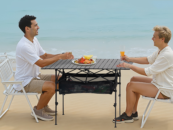 plastic camping table