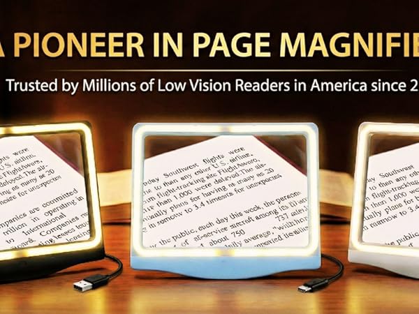 led page magnifier