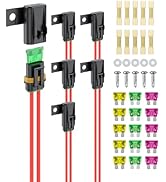 FASTSTORM 5pcs Inline Fuse Holder 12AWG Waterproof ATC/ATO Blade Holder 20A 30A 40A Regular Heavy...
