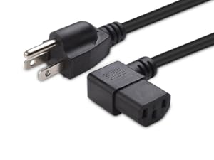 Angled Power cable