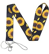 Yiflin Cute Neck Lanyard for Keys, Wallet, Id Card Holder, Cool Keychain Lanyard for Women, Men, ...