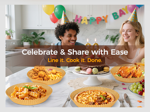 air fryer liners circle