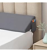 Vekkia King Bed Wedge Pillow for Headboard Gap/Bed Mattress Gap Filler Wedge,Bed Gap Filler Close...