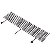 WS2812B RGB LED Digital Flexible Individually Addressable Panel Light WS2812 8X8 16X16 8X32 LED M...