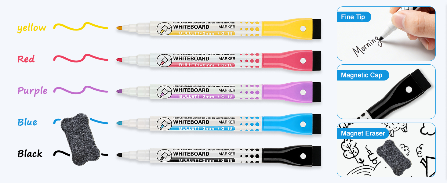 Magnetic Markers and Eraser