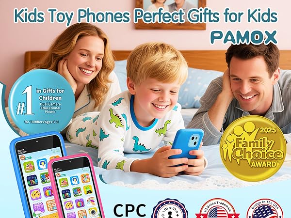 PAMOX Kids Toy Phones, Perfect gifts for Kids