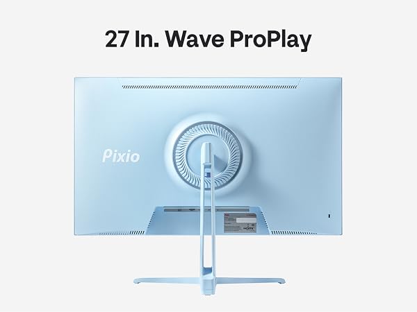 Pixio PX279 Wave Blue 27 inch 240Hz Refresh Rate FHD 1080p Resolution Fast IPS Panel 1ms GTG Respons...