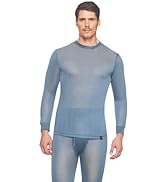 Terramar Men's Thermasilk Filament Crew sleeve shirts pants winter clothes ropa termica extremo