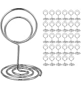 UMETDO 30PCS Table Number Holders Place Card Holder - Photo Holders for Tables, Cards Stand Name ...