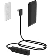 Flat Plug Power Strip Wall Outlet, 3 AC Outlets, Ultra Thin Extension Cord, Multi Socket Extender...