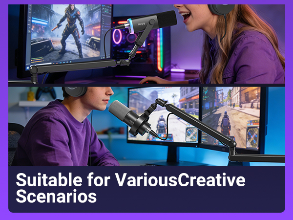 mic arm for podcasting gaming