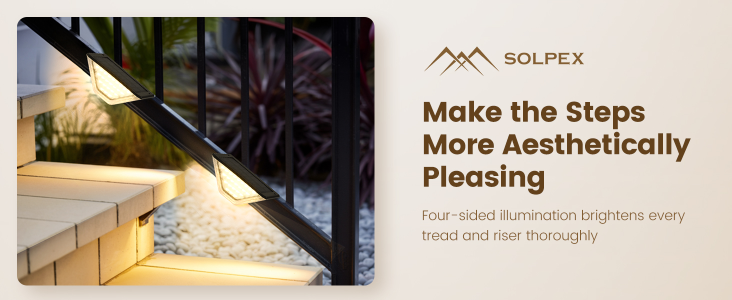 SOLAR STEP LIGHTS