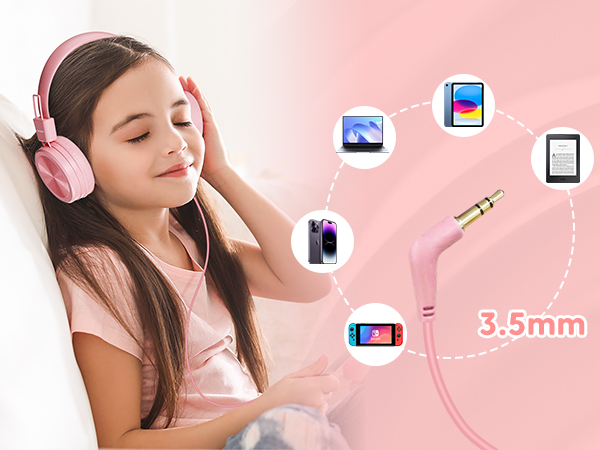 kid wired headphones