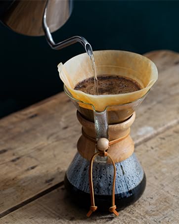 pour over coffee maker rich coffee steam paper filter natural gifts quality coffeemaker chemex glass
