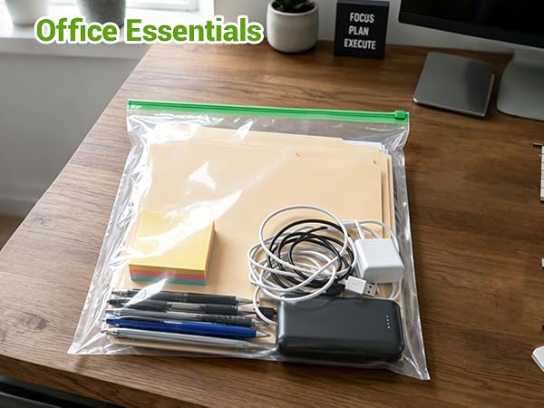 Office essentials storage bags for focus &amp;amp; execute.