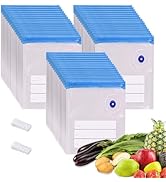 Cloudslucky Sous Vide Bags, 50 PCS 10"X13.5" Reusable Vacuum Seal Bags for Food,Vacuum Zipper Sea...