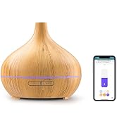 Meross Smart WiFi Wireless Essential Oil Aromatherapy Ultrasonic Diffuser &amp; Cool Mist Humidifier ...