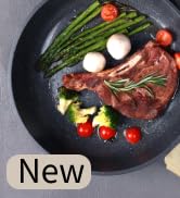 Ceramic Nonstick Frying Pan with Lid - 10&amp;#34; Healthy Non-Toxic Non Stick Skillet Omelette Pans...