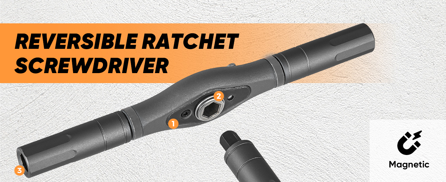 T Handle Ratchet Screwdriver