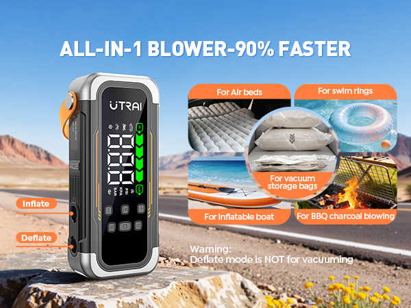 car jump starter with air compressor