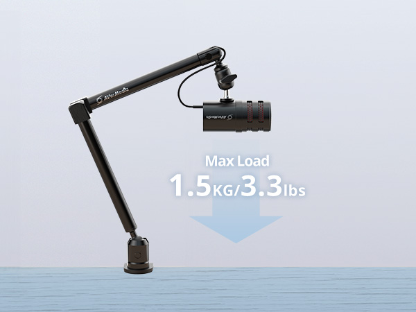 podcast equipment bundle, mic stand, microphone stand, mic arm, gaming setup, gaming desk accessory