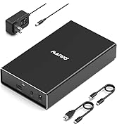 MAIWO External SAS Enclosure,SAS/SATA Hard Drive Enclosure for 2.5/3.5 inch SSD HDD,SAS to USB3.1...