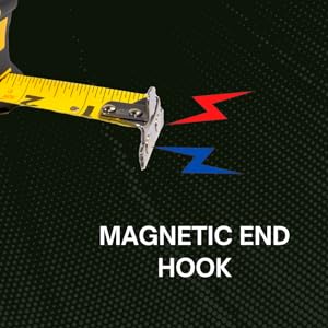 Komelon, Komelon Tape Measure, magnetic end hook, magnetic tape measure, magnet, tools, measure tool