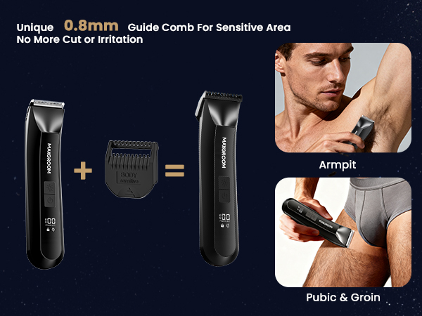 manscape manscaper electric mens groin body ball pubic hair trimmer shaver razor grooming kit men