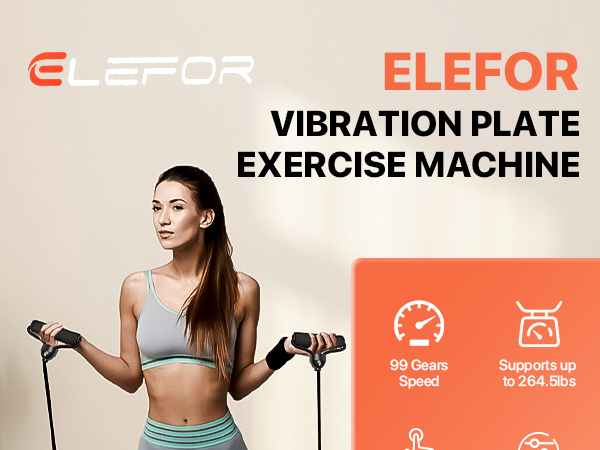 Vibration plate exercise machine 