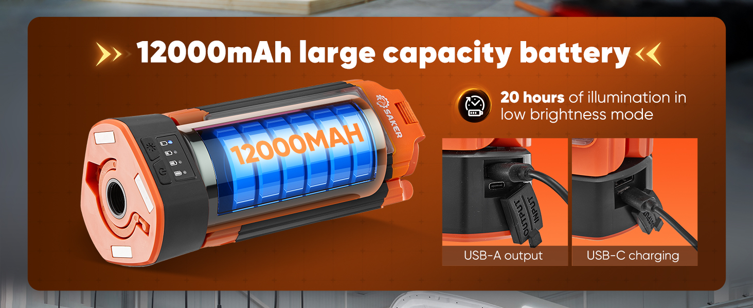 Rechargeable and long battery life