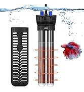 fishkeeper 600W/800W Aquarium Heater, Submersible Fish Tank Heater Adjustable Aquarium Water Heat...