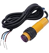 Taiss/30 cm Adjustable M18 Diffuse photoelectric Switch Sensor Optical Three Lines NPN NO (Normal...